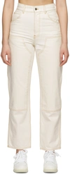 AMIRI OFF-WHITE CARPENTER JEANS