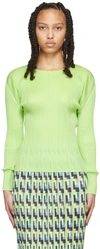 ISSEY MIYAKE GREEN MONTHLY COLORS FEBRUARY SHIRT