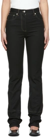 Helmut Lang High-rise Stretch Boot-cut Jeans In Black