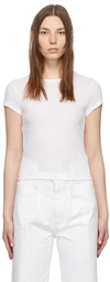 Agolde Ren Short-sleeve Tee In White