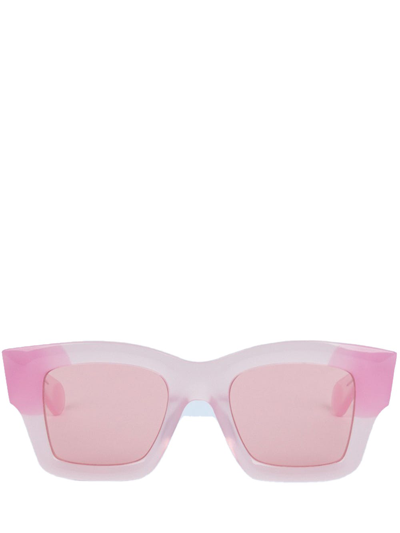 Jacquemus Pink Le Lunettes Baci Sunglasses | ModeSens
