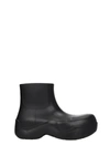 Bottega Veneta Stride Rubber Ankle Boot In  Black