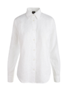 Aspesi Pointed-collared Buttoned Shirt In White