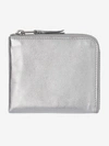 Comme Des Garçons Wallet Silver Silver