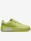 Nike Womens Yellow Strike Air Force 1 Fontanka Low-top Leather Trainers 5 In Giallo