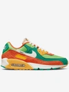 Nike Men's Air Max 90 Se Casual Sneakers From Finish Line In Arancione