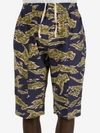 SOUTH2 WEST8 CAMOUFLAGE COTTON SHORTS