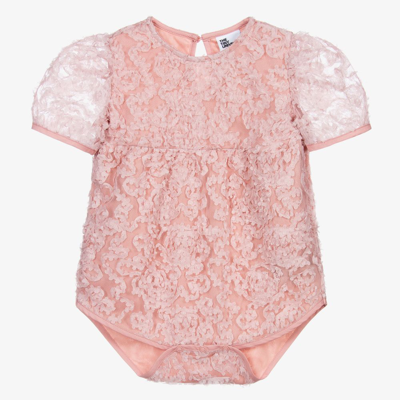 The Tiny Universe Babies' Girls Pink Floral Bodysuit