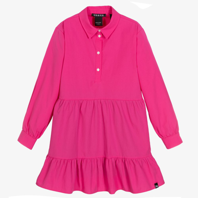 Nik & Nik Teen Girls Pink Shirt Dress