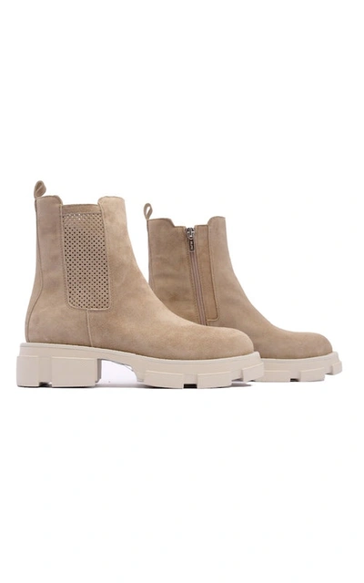 Alpe Chunky Suede Boot - Desert In Neutral
