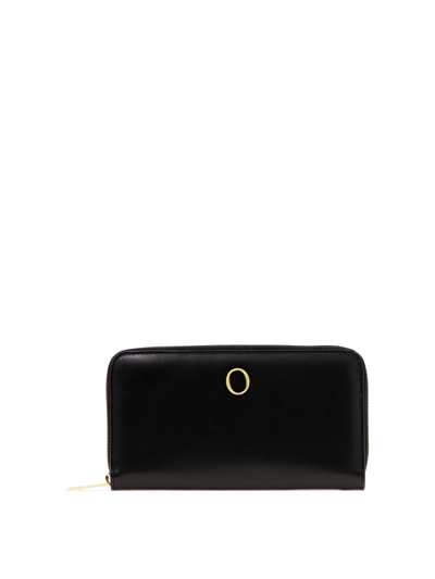Orciani Womens Black Other Materials Wallet