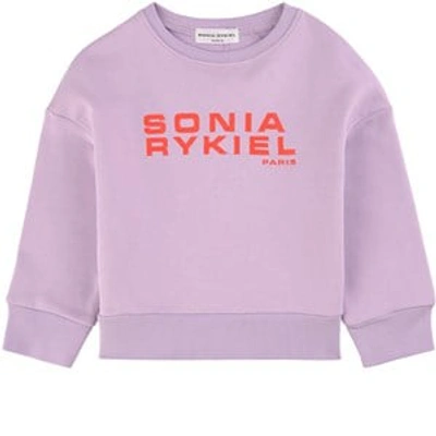 Sonia Rykiel Kids' Logo Sweatshirt Purple