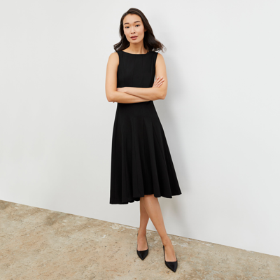 M.m.lafleur The Gabriella Dress - Washable Ponte In Black