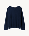 Nili Lotan Boyfriend Sweater In Marine Blue