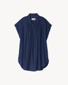 Nili Lotan Normandy Blouse In Marine Blue