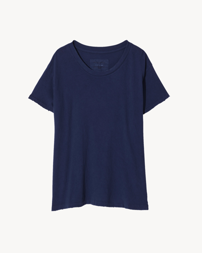 Nili Lotan Brady Tee In Marine Blue