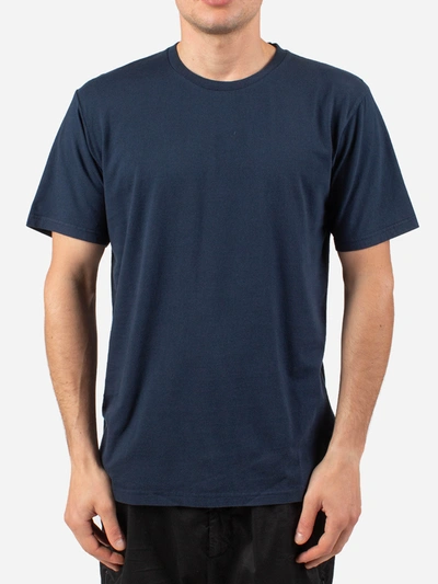 Colorful Standard Navy Cotton T-shirt In Blue