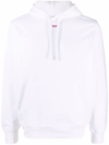 Diesel Classic Pullover Hoodie In White