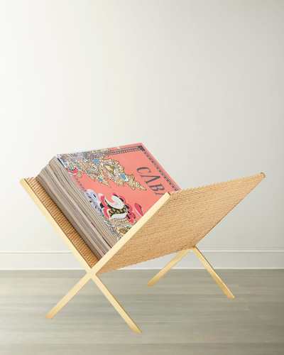 Aerin Colette Cane Magazine Rack