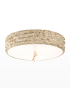 Lucas + Mckearn Trellis 3-light Flush Mount Light, 16"
