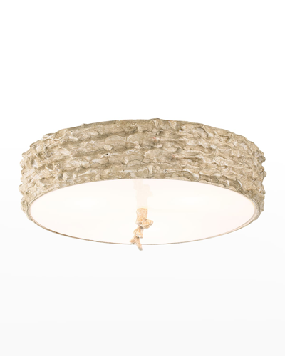 Lucas + Mckearn Trellis 3-light Flush Mount Light, 16"
