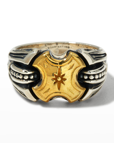 Konstantino Men's Bolide Bronze & Sterling Silver Ring