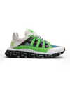 Versace Trigreca Sneakers In White Synthetic Fibers In Skymulticolor