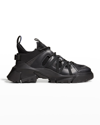 Mcq By Alexander Mcqueen High-top Orbyt Descender 2.0 Sneakers In Black