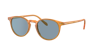 Oliver Peoples Ov5004su Semi Matte Amber Tortoise Sunglasses In Cobalto