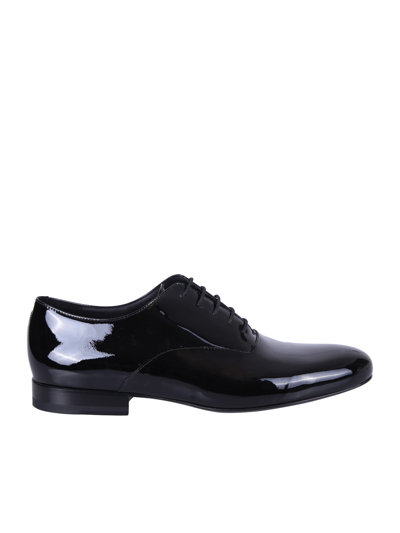 Valentino Garavani Black Oxford Lace-up Shoes