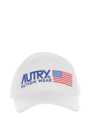 Autry Hats In White Cotton In Bianco