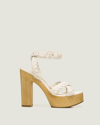 Veronica Beard Gael Platform Sandal In Snow