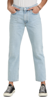 AGOLDE MIA JEANS: MID RISE STRAIGHT