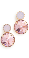 Jennifer Behr Myrla Drop-gem Earrings In Gold