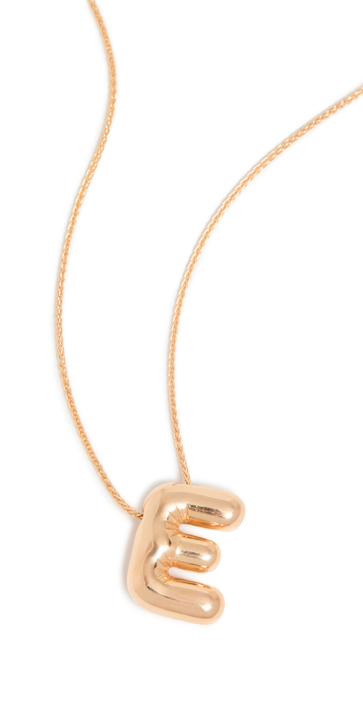 Maison Irem Balloon Initial Letter Necklace In E