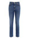 MSGM WOMEN'S JEANS - MSGM - IN BLUE COTTON