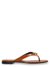 Givenchy G Chain Flat Sandals In Brown