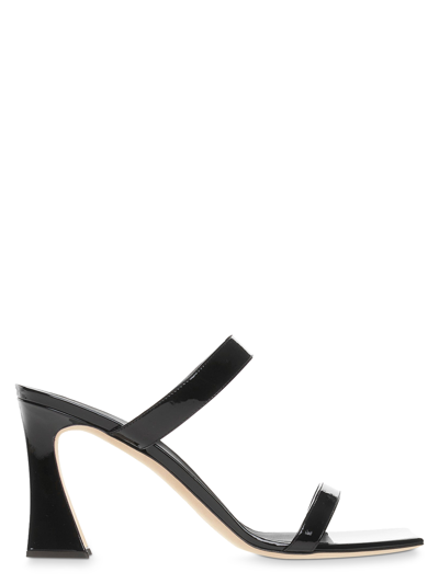 Giuseppe Zanotti Flaminia Patent Leather Sandals In Black