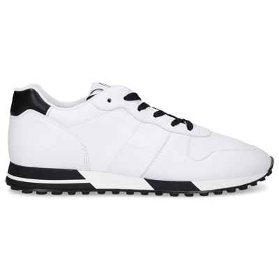 Hogan H383 Retro Sneaker H Logo In White