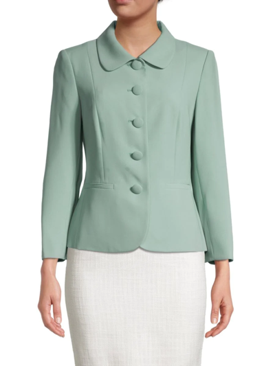 Karl Lagerfeld Women's Jacquard Jacket In Green