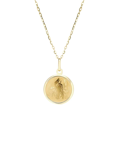 Saks Fifth Avenue Women's 14k Yellow Gold Cancer Pendant Necklace
