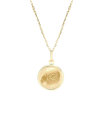 Saks Fifth Avenue Women's 14k Yellow Gold Aries Pendant Necklace