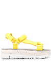 Camper Oruga Up Sandals In Gelb