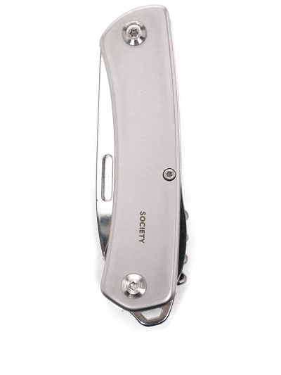 Society Into The Wild Cutlery Multi Tool In Silber
