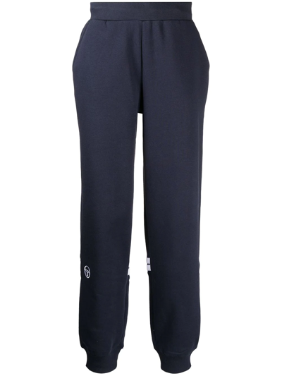 Sergio Tacchini Embroidered-logo Track Pants In Blue