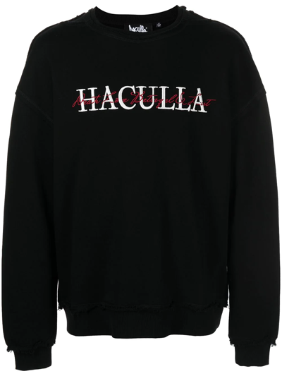 Haculla Embroidered Sweatshirt In Schwarz