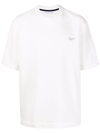 ERMENEGILDO ZEGNA EMBROIDERED-LOGO T-SHIRT