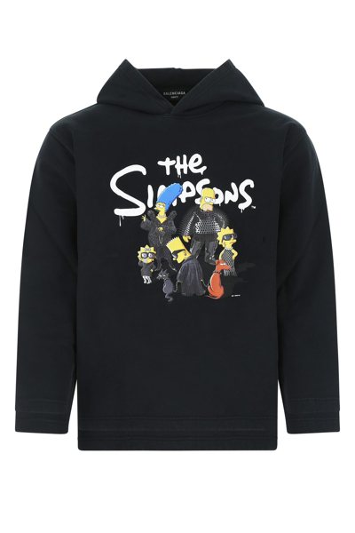 Balenciaga The Simpsons Hoodie In Black