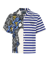 PRADA PRINTED COTTON DOUBLE MATCH SHIRT  ND PRADA UOMO M