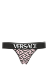 VERSACE PRINTED STRETCH COTTON THONG  ND VERSACE DONNA III
